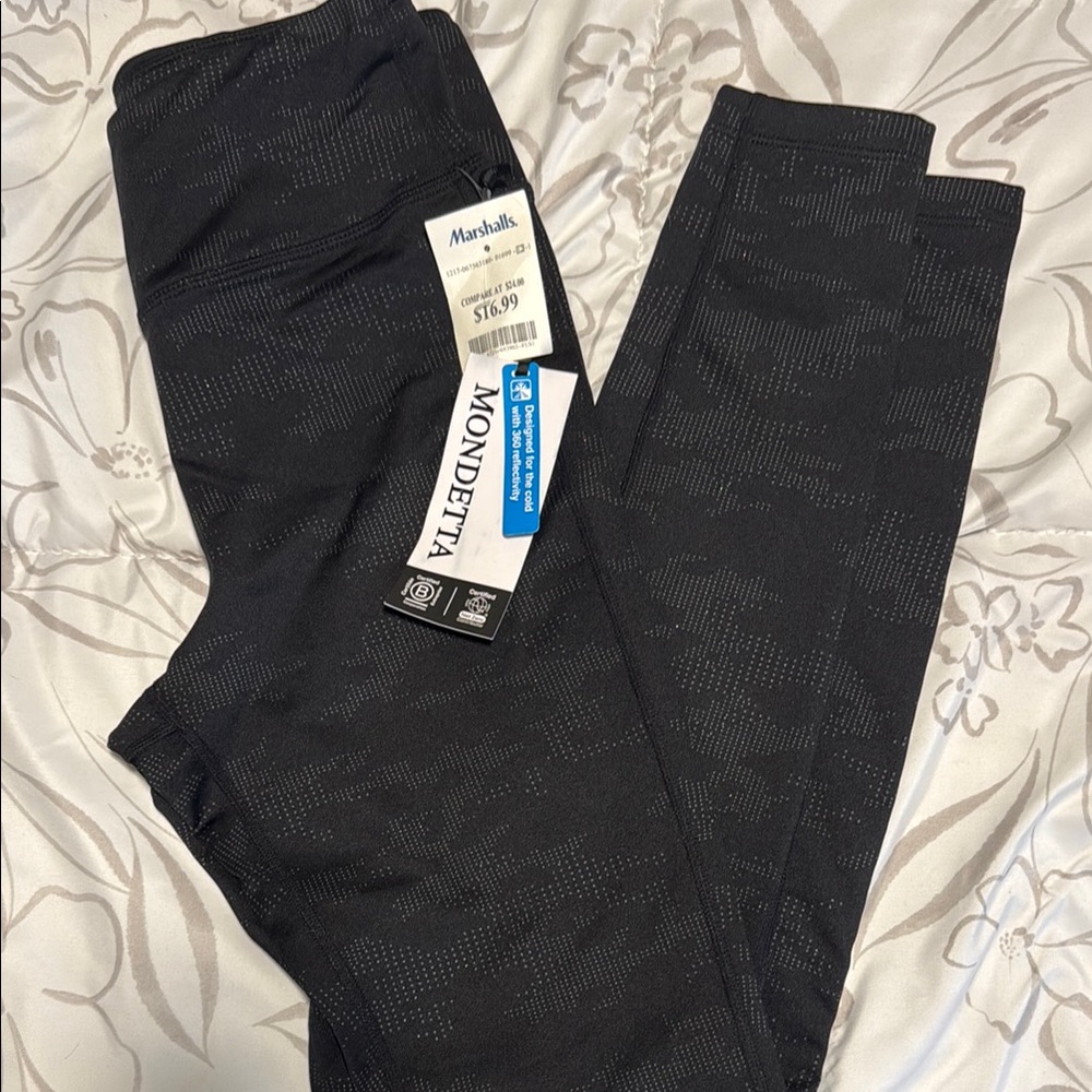 Mondetta Charcoal Patterned Leggings
